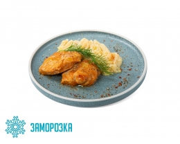 Ланч № 24 Медальоны из индейки с гороховым пюре