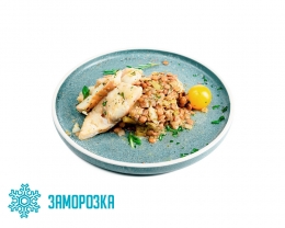 Ланч № 02 Припущенная треска с чечевицей и овощами