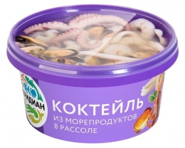 Коктейль из морепродуктов в рассоле, 430 гр